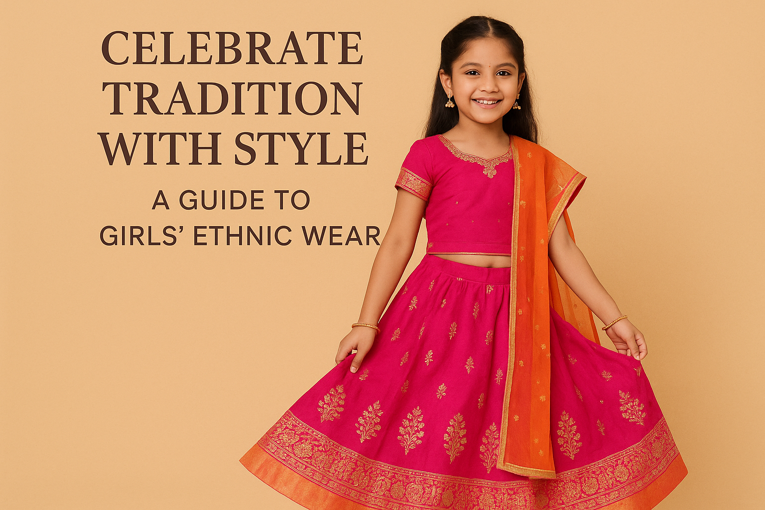 Celebrate Tradition with Style: A Guide to Girls’ Ethnic Wear